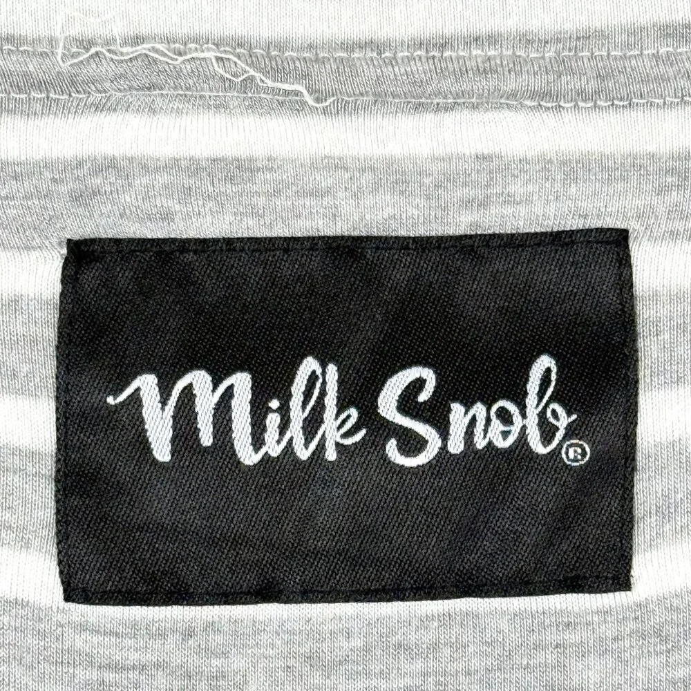 Milk Snob Car Seat Cover Nursing Baby Blanket Stretchy White Gray Stripe